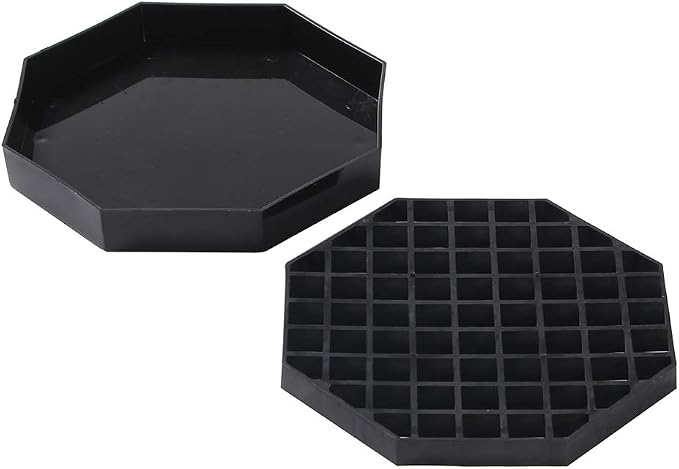 Restaurantware Octagon Drip Tray, 5 Inch x 5 Inch, 1 Removable Grate, by Restaurantware