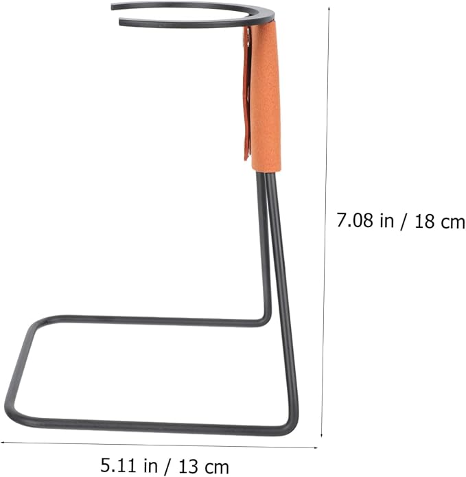 KICHOUSE 1pc Hand Coffee Filter Dripper Pot Rack Metal Coffee Dripper Stand - Image 2