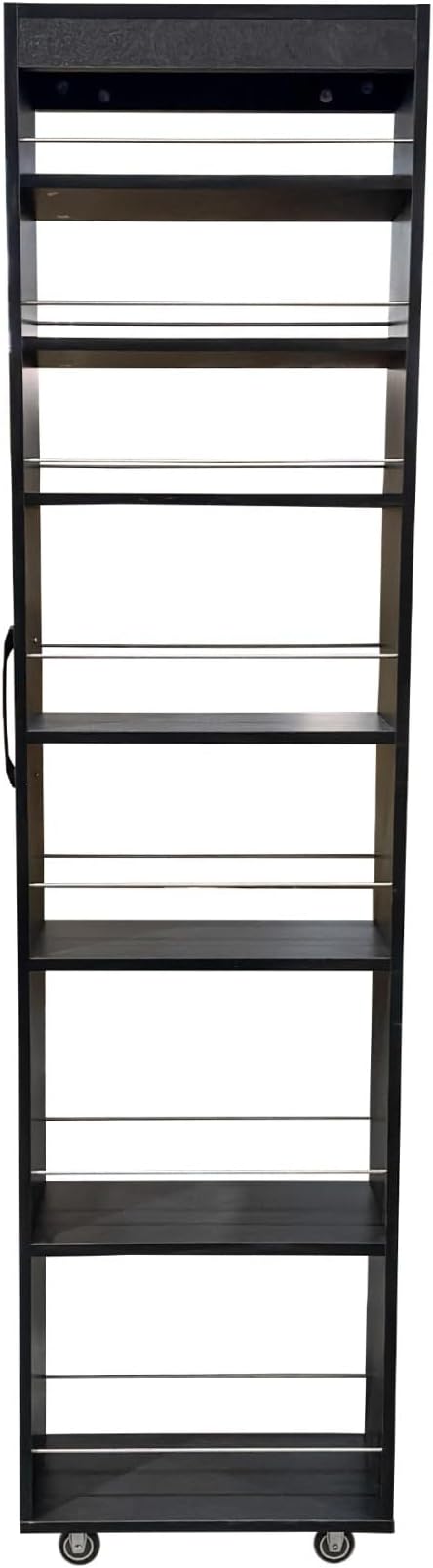 KEIKI 7 Tier Pull-Out Kitchen Pantry Storage Cabinet, Spice Rack Next to Fridge - Image 5