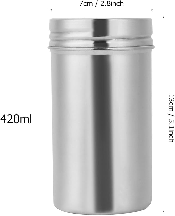 Air Tight Coffee Grounds Container, 304 Stainless Steel Sealed Coffee Bean - Image 3