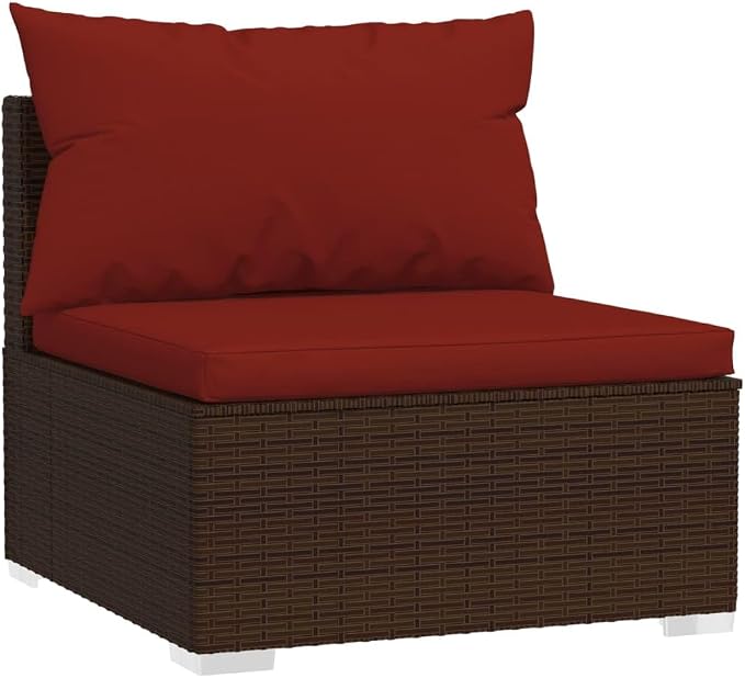8-Piece Garden Lounge Set, Modular Durable Furniture - Image 3
