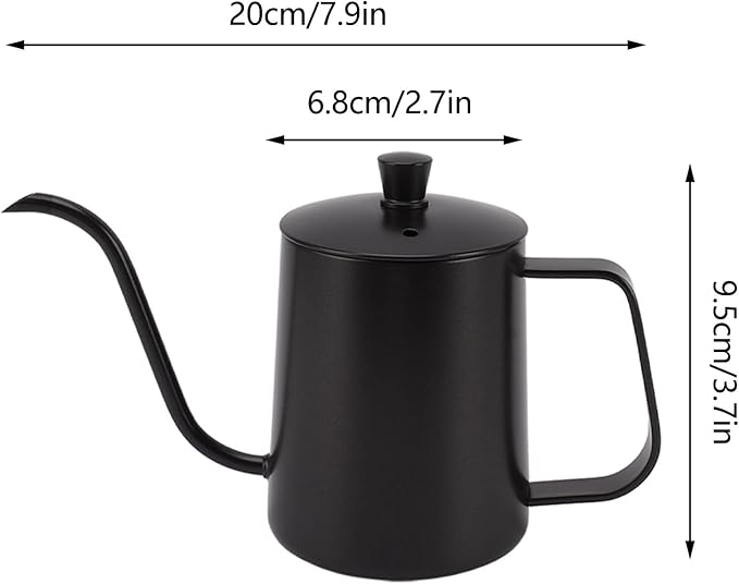 Zopsc Small Pour Over Coffee Kettle, Stainless Steel Gooseneck Spout Kettle - Image 9