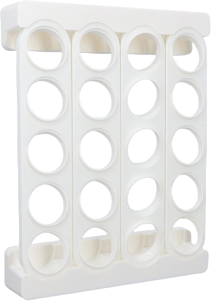 Coffee Pods Display Rack, 24.5x32x4.2cm / 9.6x12.6x1.7in 20 Pots Wall Mountable by equlup