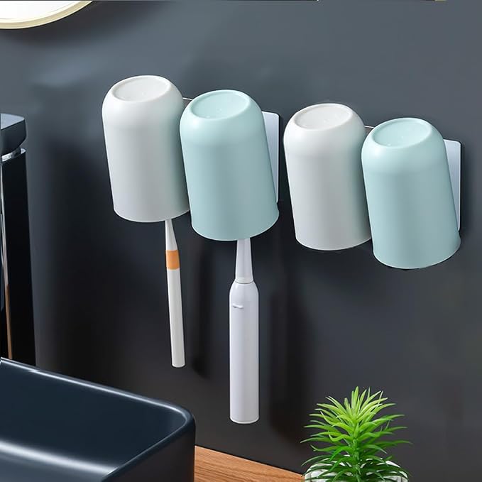 BAIEUEJO 4PCS Mug Hooks Wall-Mounted Mug Holder, Coffee Cups Holder Hanger no - Image 2