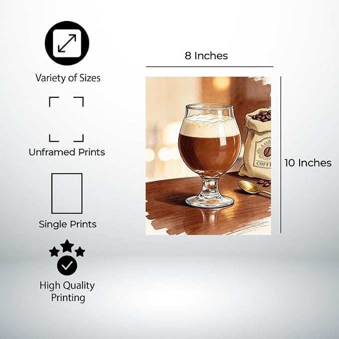 Lawrence Williams Designs Coffee Brew Glass Poster - Image 2