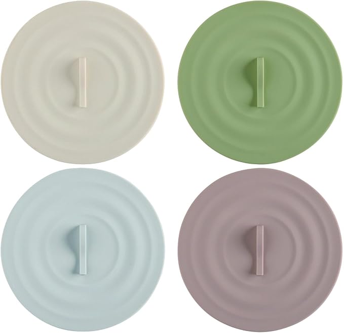 Silicone Cup Lids Silicone Cup Covers 6 Color Food Grade Anti-dust Airtight by QUANEISHA