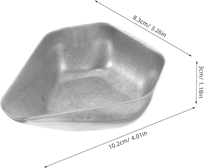 Bean Dosing Cup Display Tray Stainless Steel Plate - Image 2