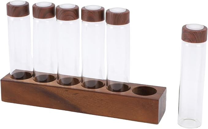 Naroote Single Dose Coffee Bean Storage Tubes, Dosing Glass Vials, Bean by Naroote