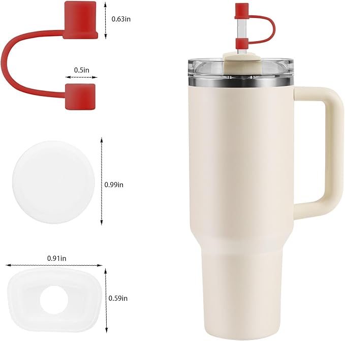 MOLOSLEEVE 21 Colors Straw Toppers Include A Set of Leak-proof Plugs, - Image 3