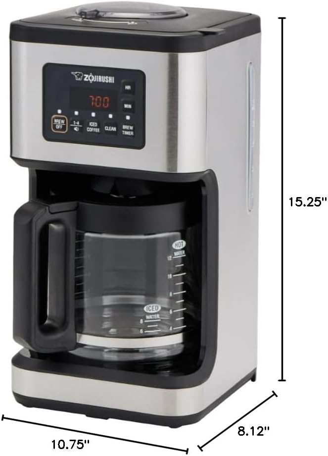 Zojirushi EC-ESC120 Coffee Maker Dome Brew Programmable, StainlessSteel and - Image 10