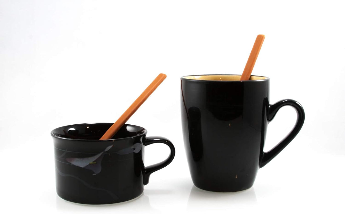 Honey Bear Kitchen Silicone Stirring Spoon (Set of 2, Stone Grey) for Coffee & Tea