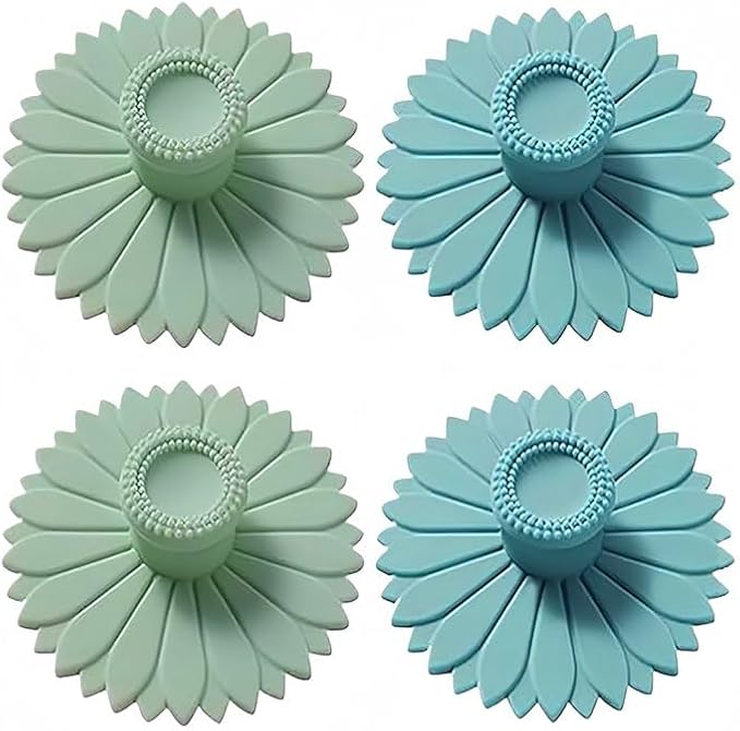 Sunflower Silicone Cup Covers, Reusable & Flexible Mug Covers and Silicone Lids by Unknown