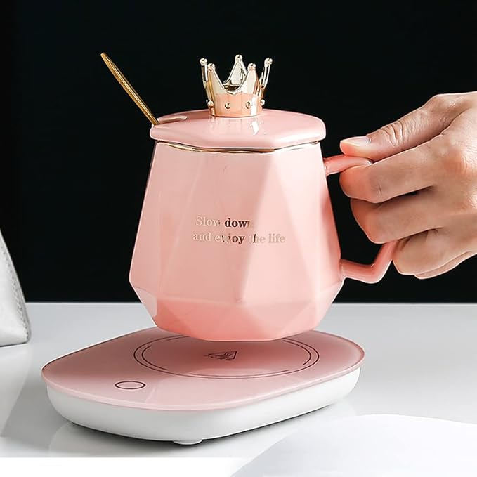 Best Gift for Mother's Day，Easter Coffee Warmer for Desk - Image 2