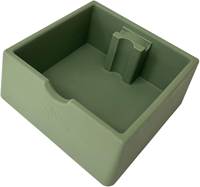 Extended Use Food Safe Silicone Coffee Puck Disposal Bin Quiet and Temperature by Unknown