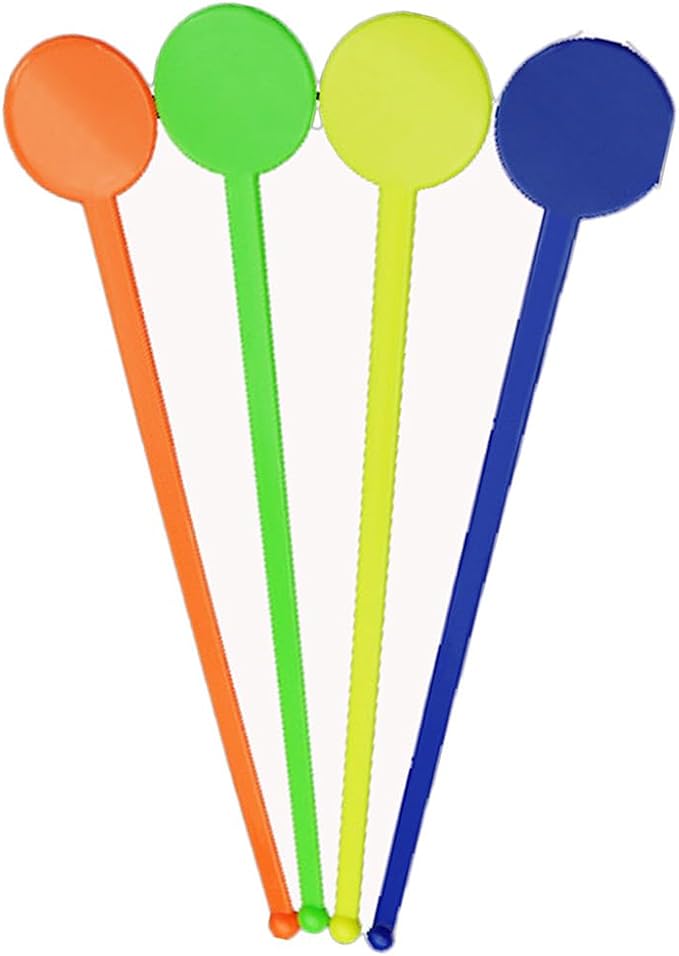 Brccee AC 100PCS 7 Inches Cocktail Swizzle Sticks, Disposible Plastic Drink by BrcceeAC