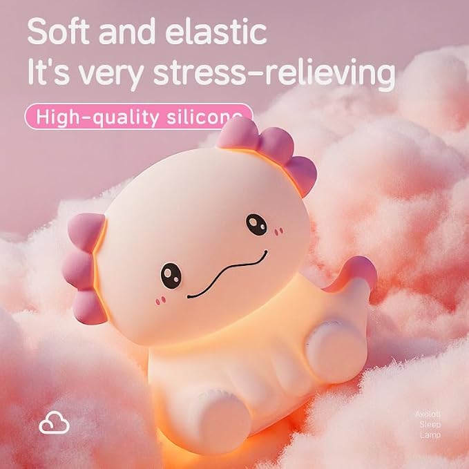 Axolotl Cute Night Light, Axolotl Lamp - Image 7