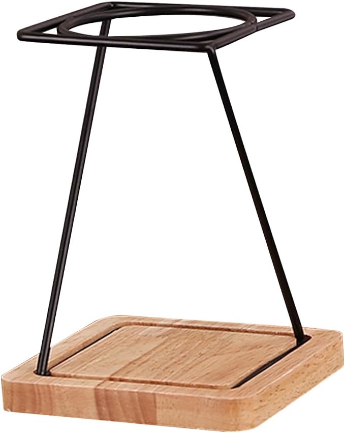 Pour over Stands Coffee Station Wood Coffee Drink Maker Drip Coffee Stand - Image 6