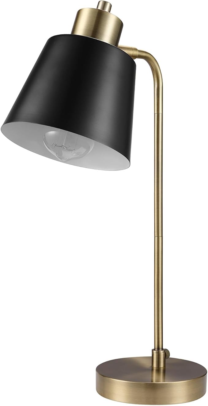 Globe Electric 61000055 18" Desk Lamp, Matte Brass Finish, Adjustable Pivot by GlobeElectric