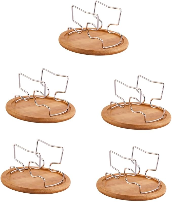 5sets Portable Coffee Filter Stand Drip Tray Hanging Ear Drip Holder by JECOMPRIS