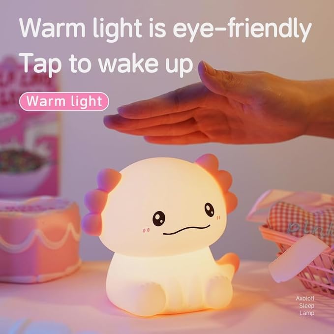 Axolotl Cute Night Light, Axolotl Lamp - Image 4
