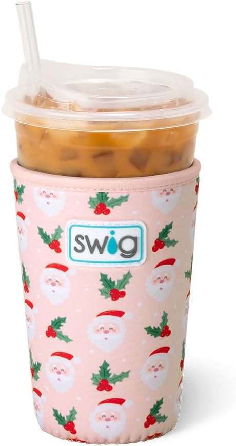 Swig Life Medium Iced Cup Coolie, Standard 22oz Iced Coffee Cup Insulator Sleeve by SwigLife