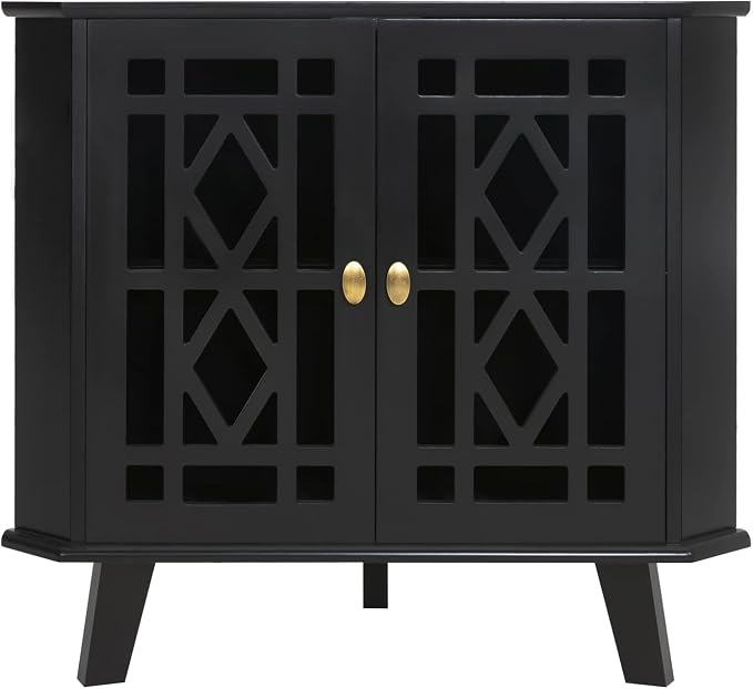 Scurrty Small Corner Table, Free-Standing Shelf Stand Storage Organizer - Image 8
