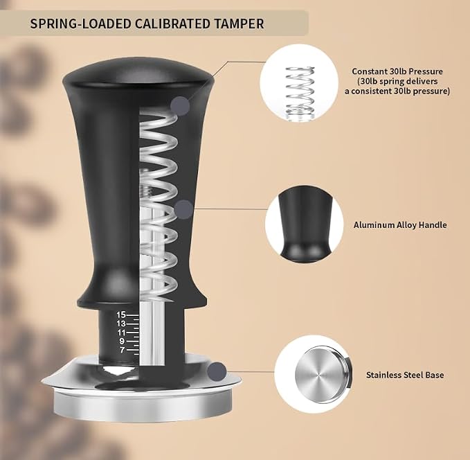 7 Pack Espresso Tamper Station&Coffee Distributor Tamper&Espresso WDT - Image 6