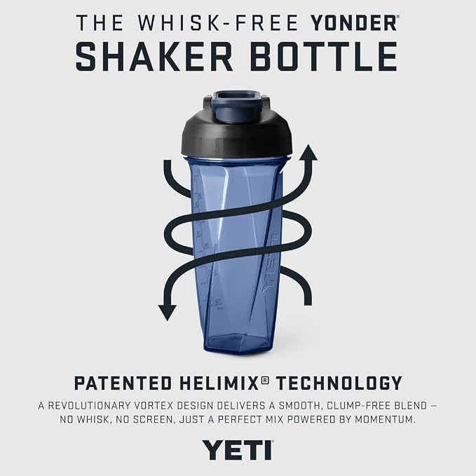 YETI Yonder Helimix Vortex Blender Shaker Bottle Holds up to 27oz | No Blending - Image 2