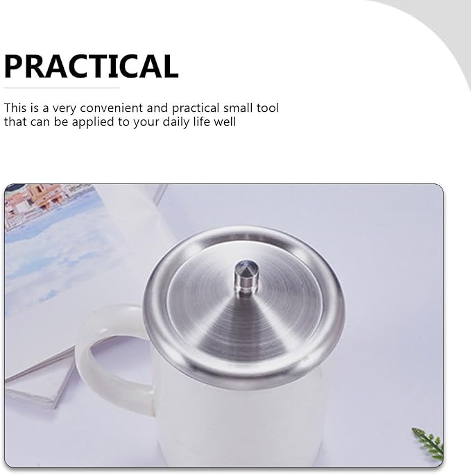 3pcs Stainless Steel Lid 4.8in Cup Covers - Image 6