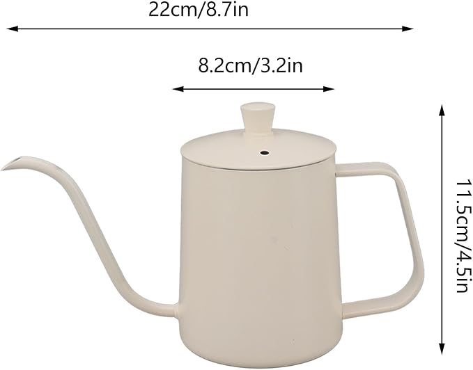 Small Stainless Steel Pour Over Coffee Kettle - Image 8