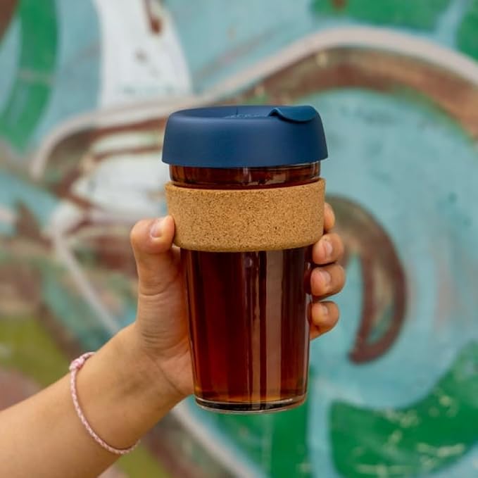 KeepCup Brew Cork, Reusable Glass Tumbler - Image 6