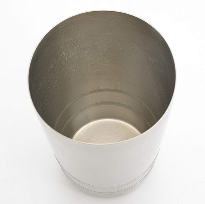 Barfly Cocktail Tin, Small 18 oz, Stainless Steel w/embossed ribs - Image 3