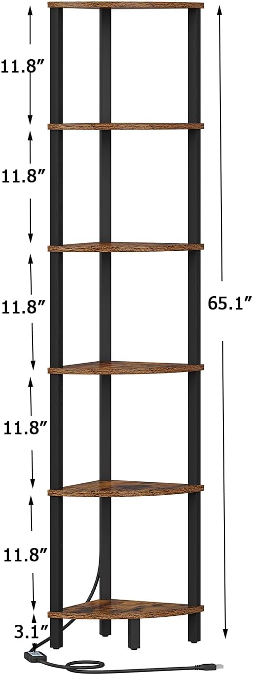 VIMBER 6-Tier Corner Shelf - Image 2