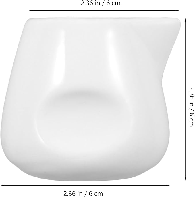 Wakauto Ceramic Milk Pourer and Sauce Pitcher 110Ml Medium Size Porcelain - Image 2