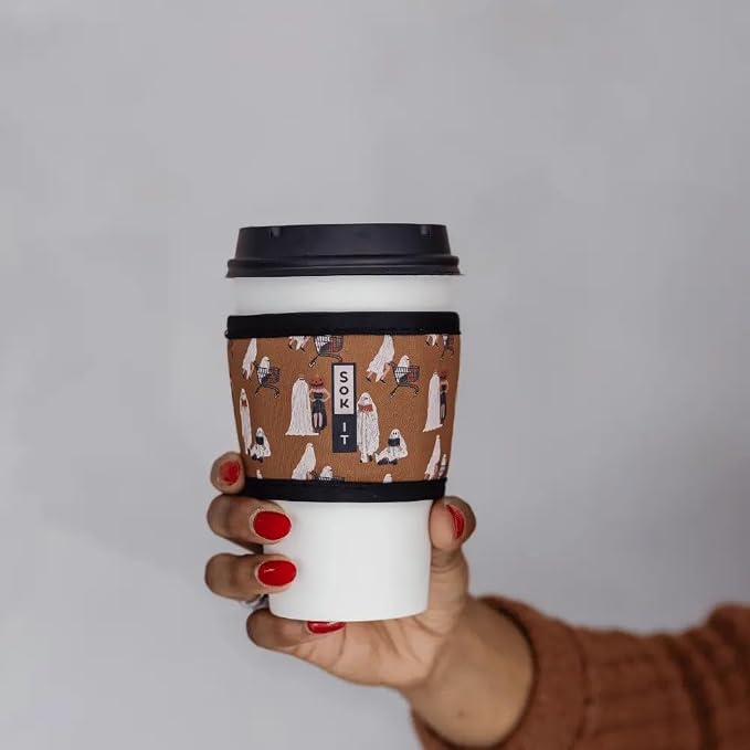 Sok It HotSok Coffee & Tea Reusable Insulated Neoprene Cup Sleeve - Image 2