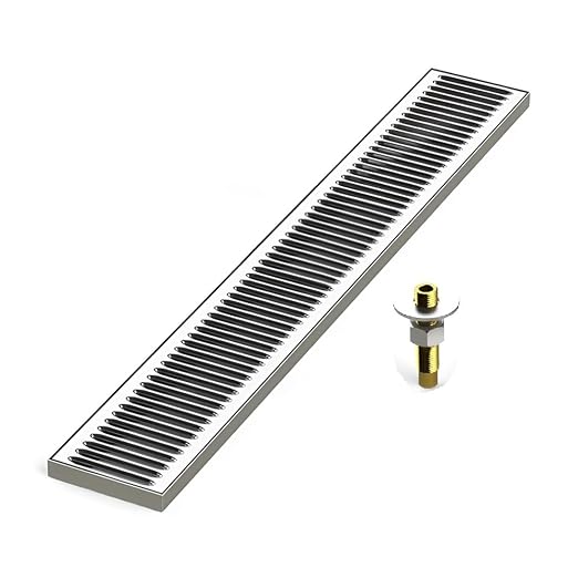 OCS Parts 36-Inch Stainless Steel Surface Mount Drip Tray by OCSParts