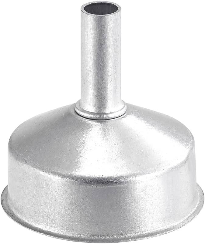 MECCANIXITY Aluminium Funnel Filter Replacement 82x79x98mm Silver - Image 3