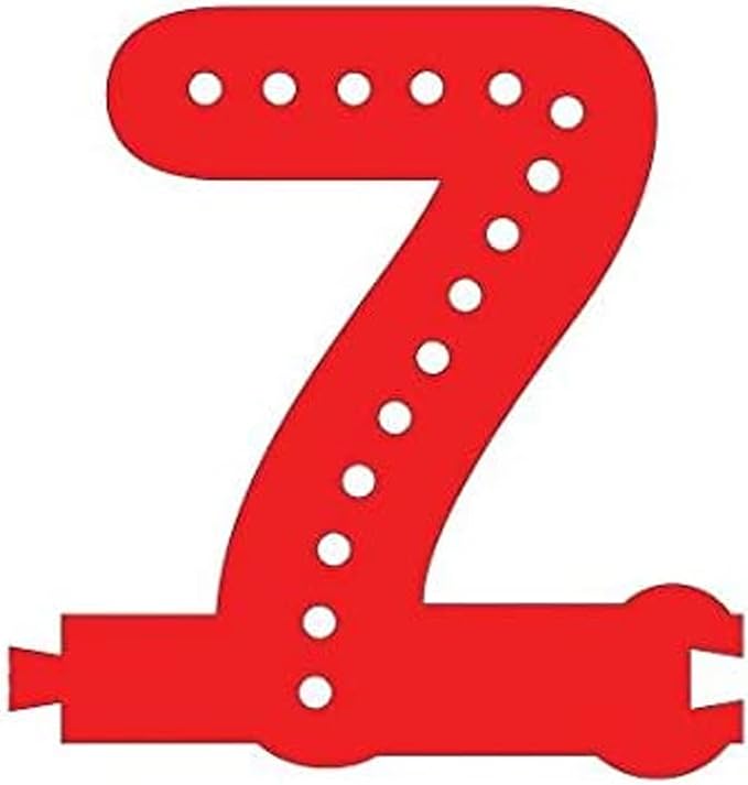 M&T Displays LED Marquee Letter Lights Modular Red Light Up Number Initial - Image 2