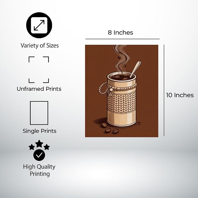 Lawrence Williams Designs Rustic Coffee Mug Poster - Image 2