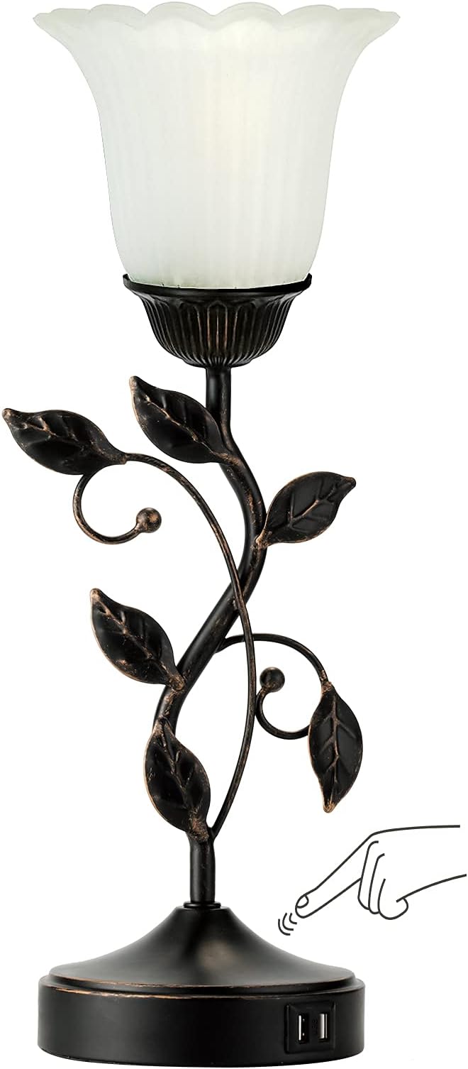 Touch Leaf Bedside Table Lamp by RORIANO