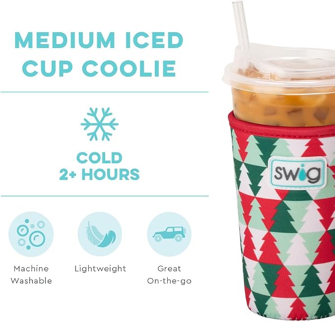 Swig Life Medium Iced Cup Coolie, Standard 22oz Iced Coffee Cup Insulator Sleeve - Image 4