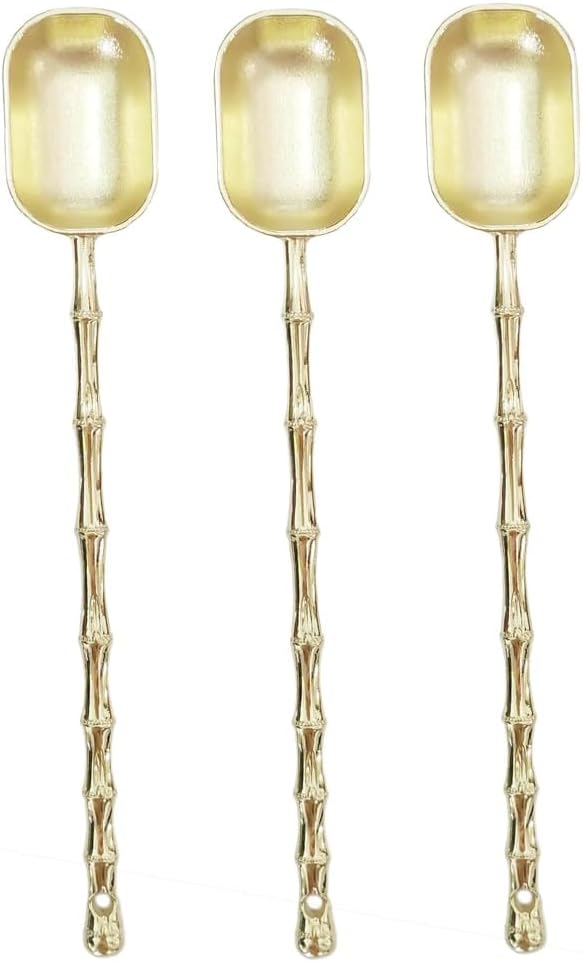 Measuring Spoons 1 Teaspoon Scoops B-Gold Coffee Measuring Scoop Set of 3 by XusmyzmTea