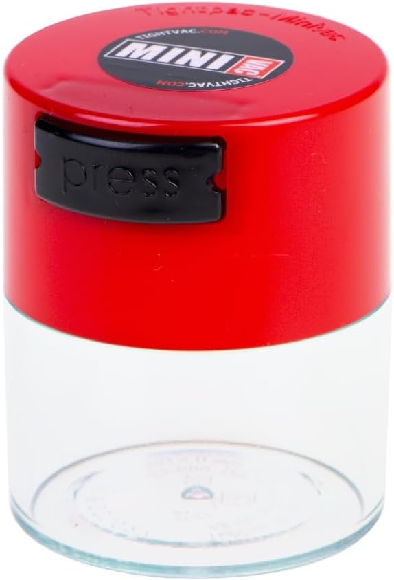 TIGHTPAC MINIVAC Portable Vacuum Seal Airtight Container – Keeps Coffee Beans by Tightpac+America+Inc.