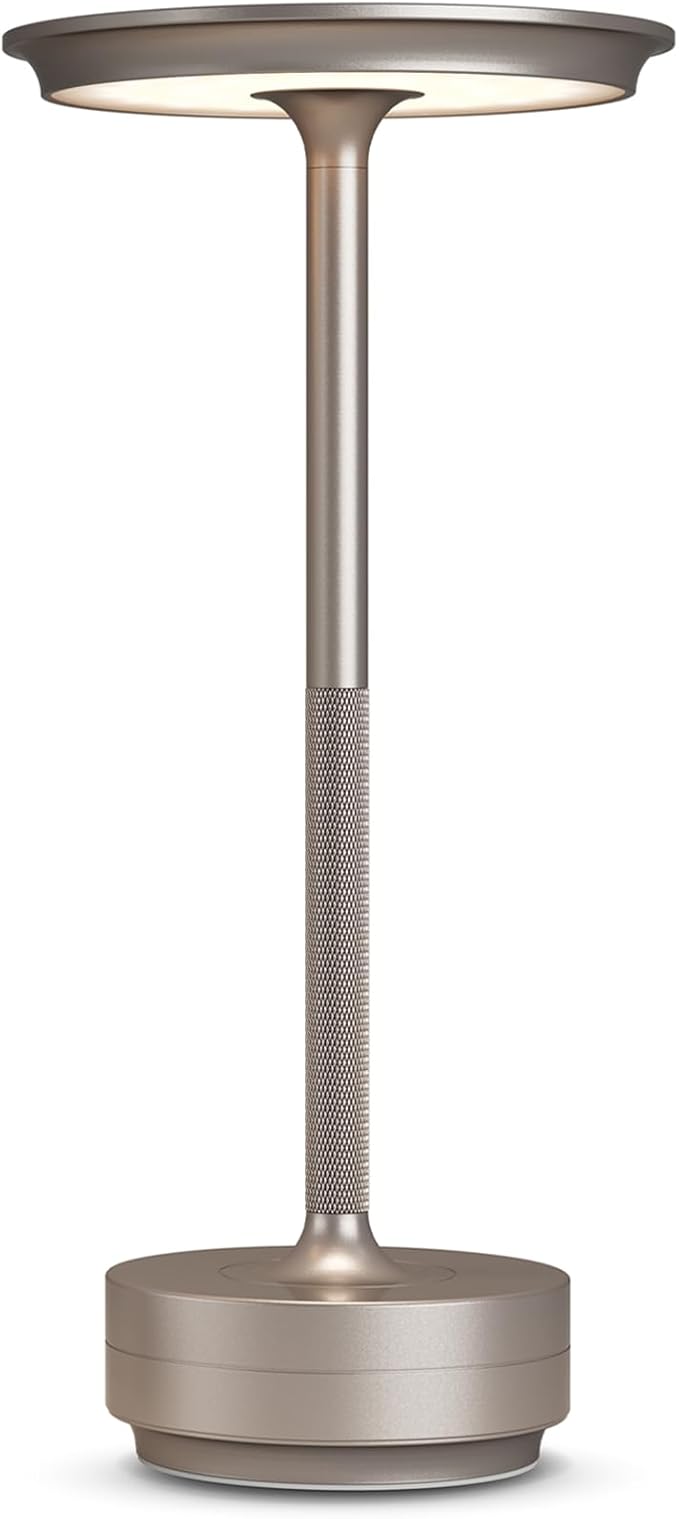 Rechargeable Cordless Table Lamp, Portable 5000mAh LED Touch Table Light by RechargeableCordlessTablelamps