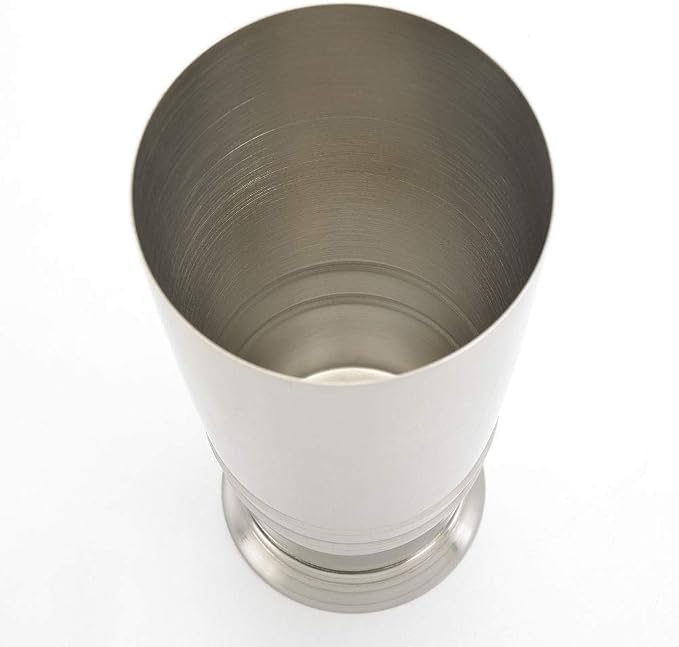 Barfly Cocktail Tin, Large 28 oz, Stainless Steel w/embossed ribs - Image 3