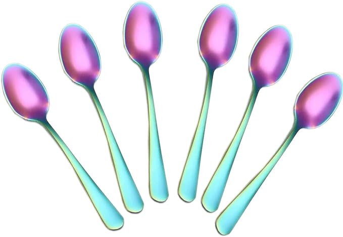 Demitasse Espresso Spoons, Mini Coffee Spoon, Stainless Steel Small Spoons by Wesdxc56