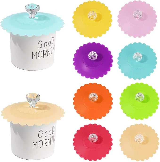 Silicone Cup Lids Anti-dust Mug Cover - Image 3