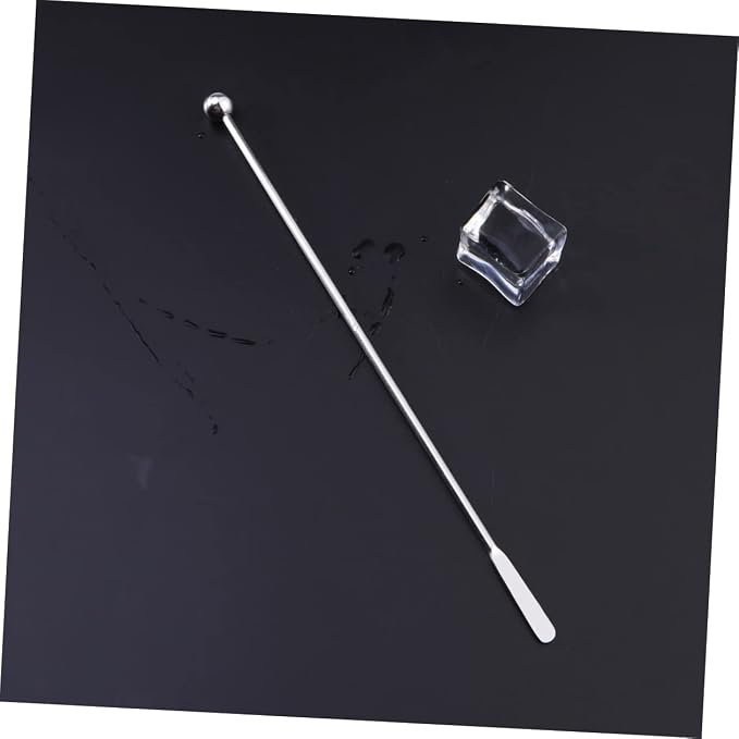 Luxshiny 10pcs Stainless Steel Cocktail Mixing Stirrers Drinks Coffee and - Image 4
