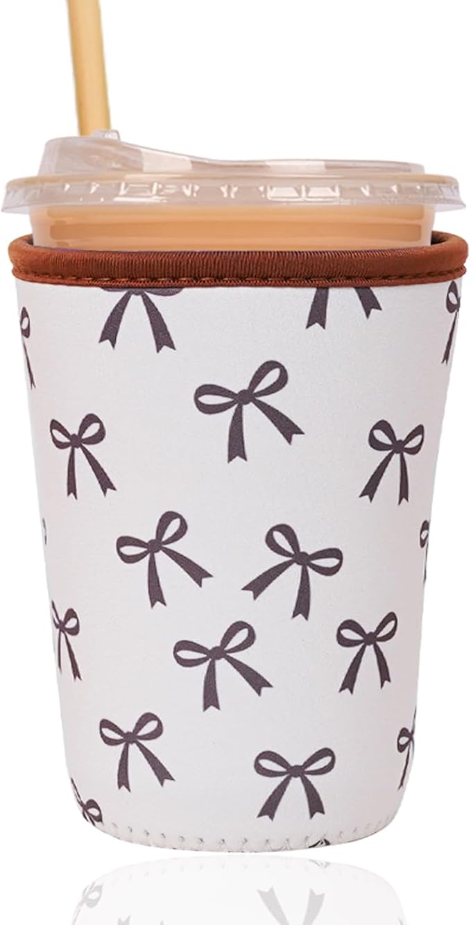 Reusable Insulated Sleeve for Iced Coffee Cup, Coffee Neoprene Sleeve for Cold by Unknown