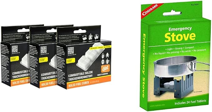 Esbit 1300-Degree Smokeless Solid 14g Fuel Tablets by Esbit